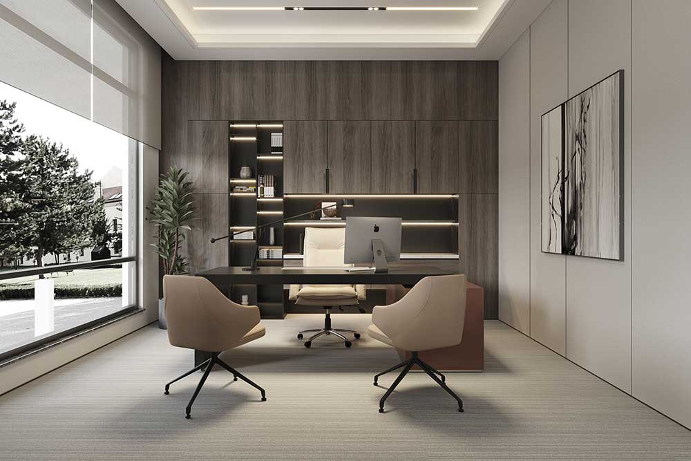 475平米郑州企业办公室设计效果图