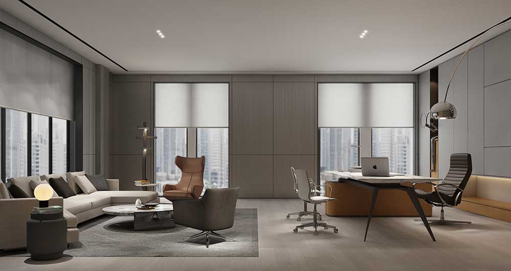 475平米郑州企业办公室设计效果图