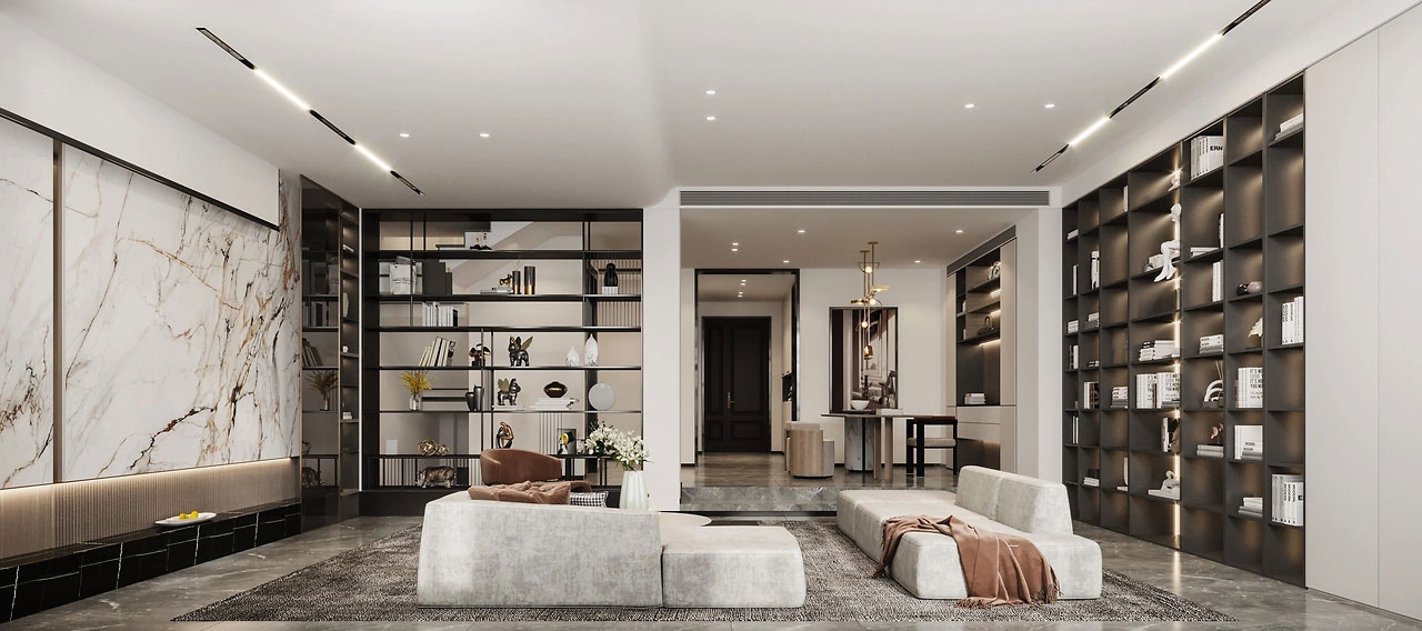 320平米郑州别墅装修设计效果图