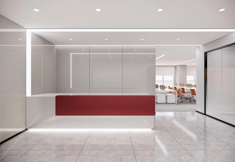 255平米郑州办公室设计装修效果图