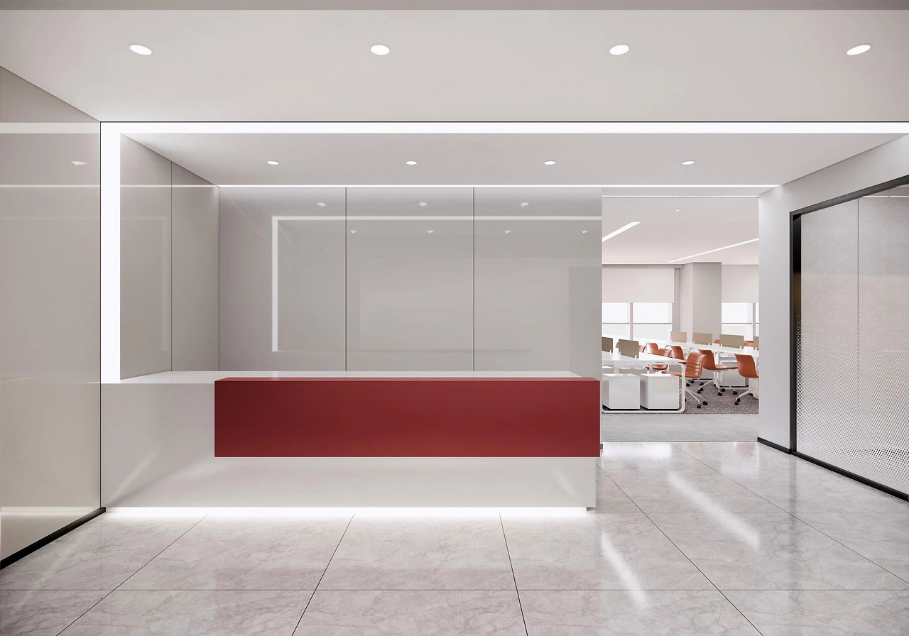 255平米郑州办公室设计装修效果图