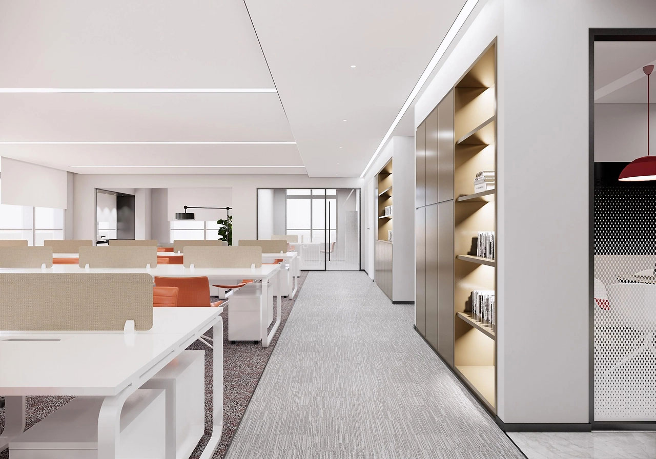 255平米郑州办公室设计装修效果图