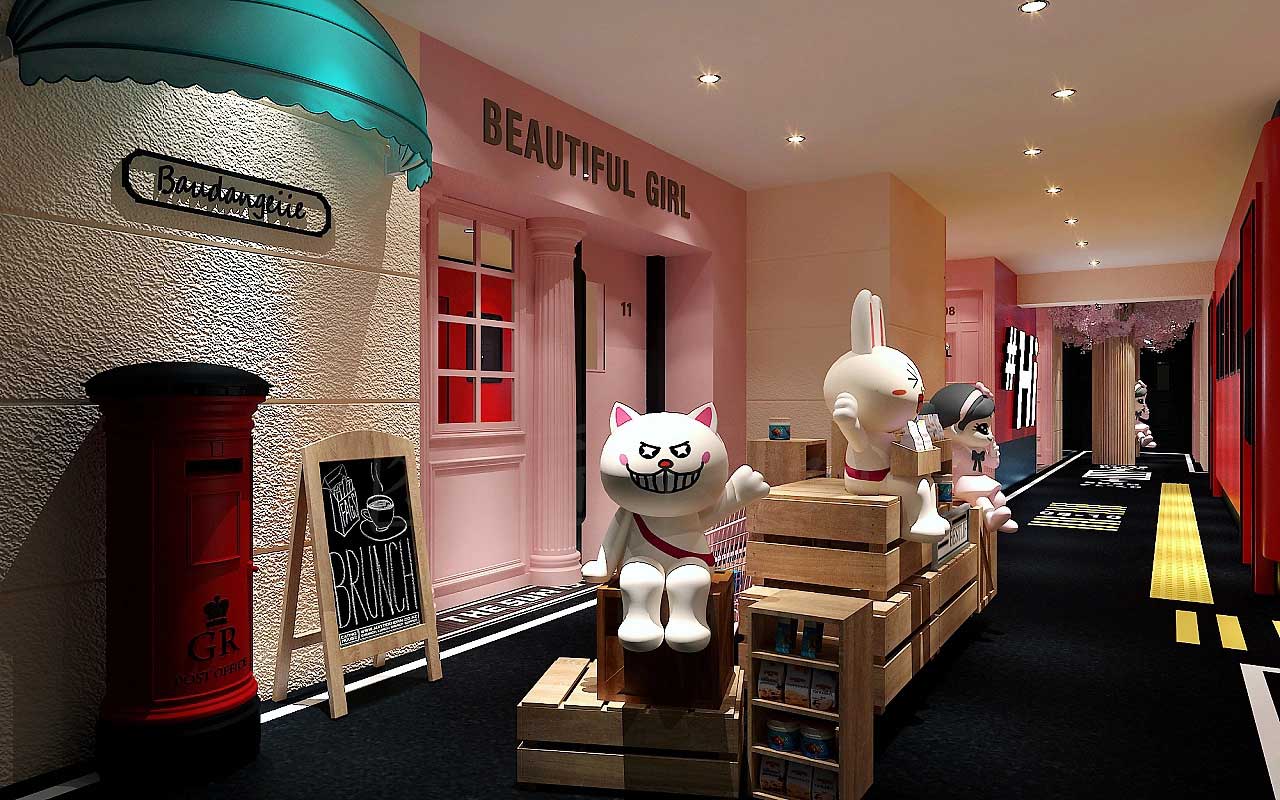 65平米网红直播间设计效果图