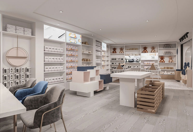 650平米直播基地办公室展厅设计效果图