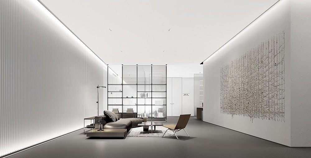 1200平米企业总部办公室设计效果图