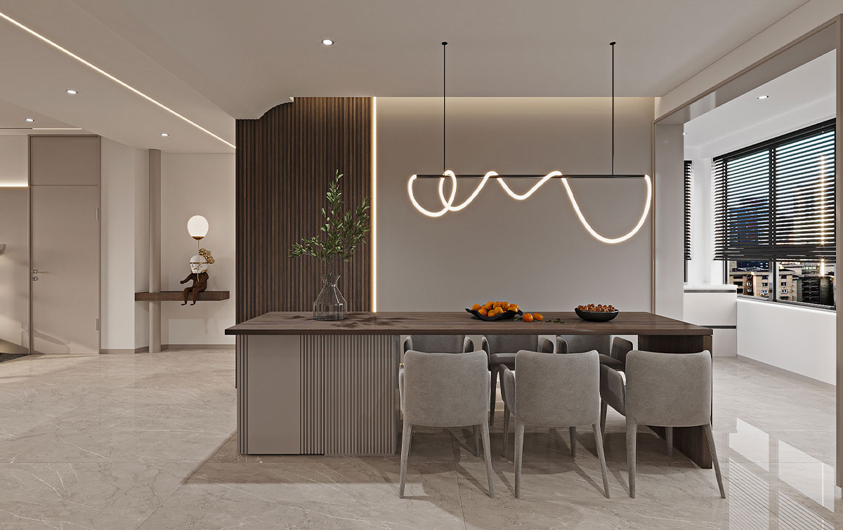 昌建翡翠苑137平米意式风格三居室装修效果图