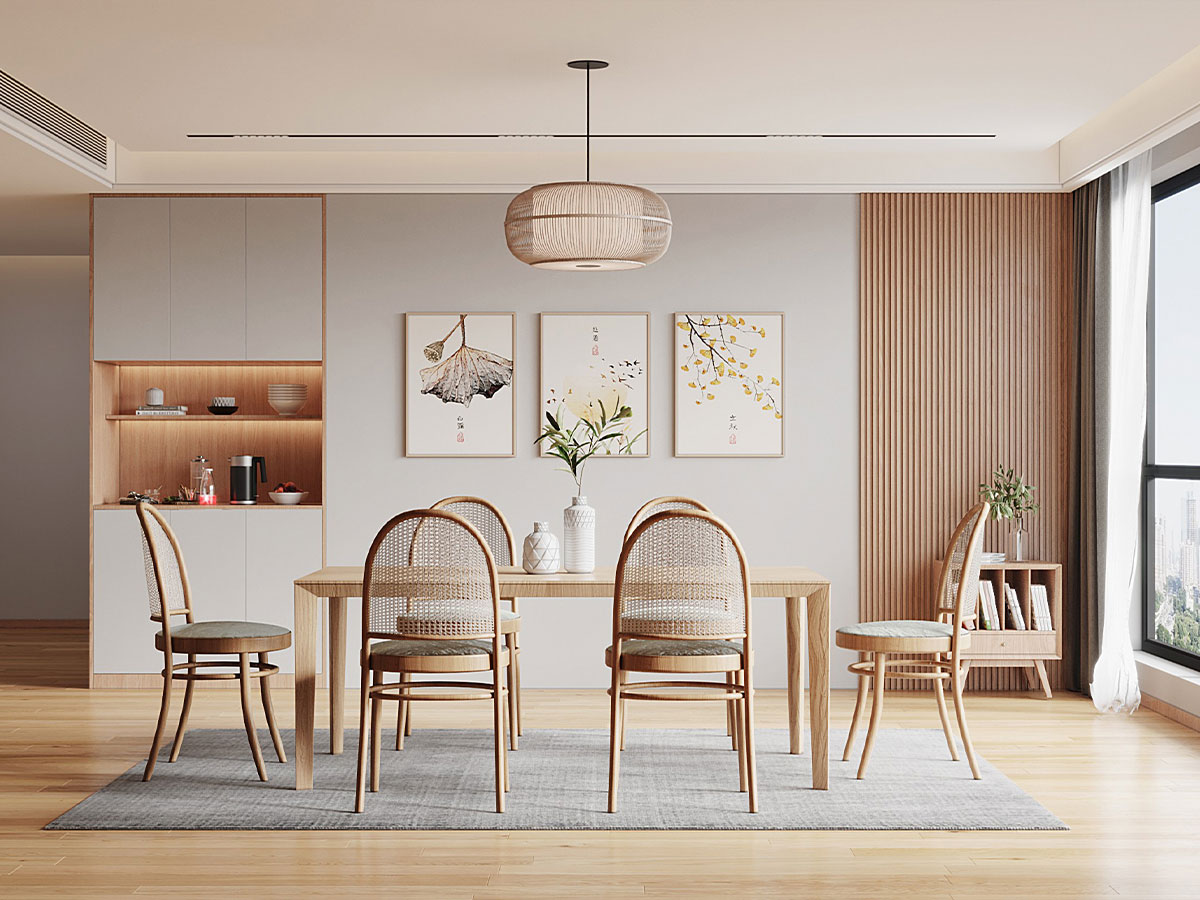 美林上苑168平米现代简约风格四居室装修效果图