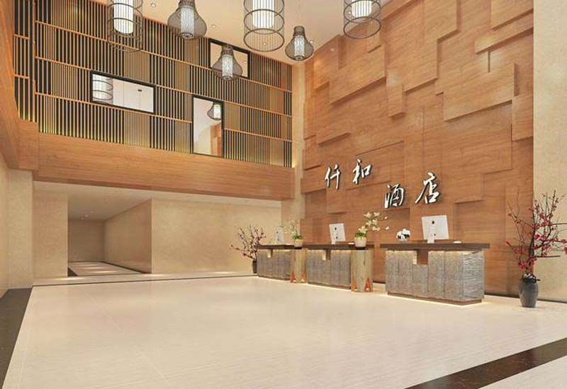 新中式主题酒店装修设计效果图