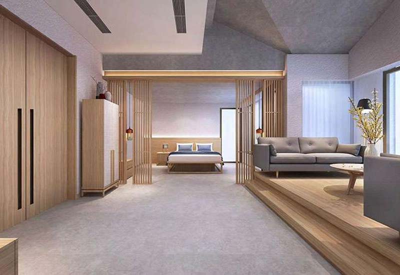 现代简约民宿酒店装修设计效果图