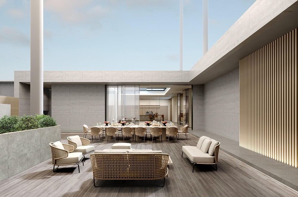 2100平米新郑企业办公楼设计效果图