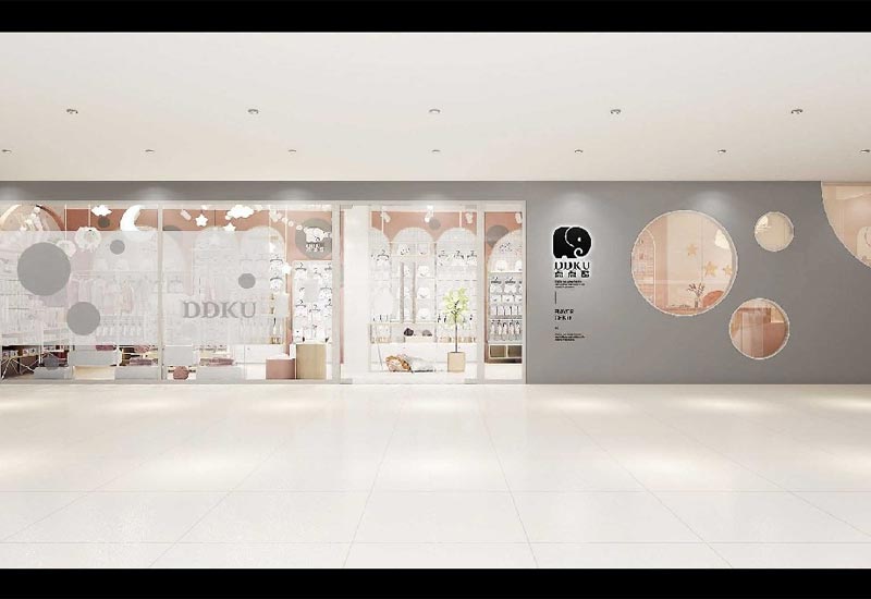 200平米郑州母婴店设计装修效果图
