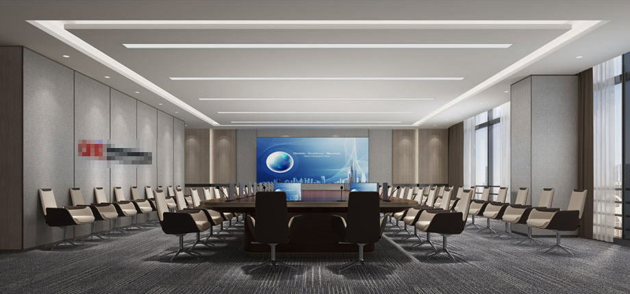 500平米郑州办公室设计施工效果图