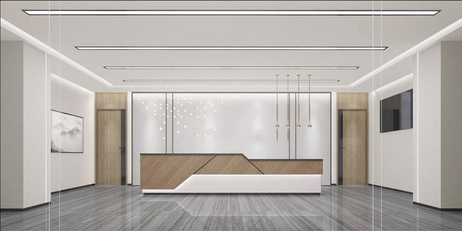 500平米郑州办公室设计施工效果图