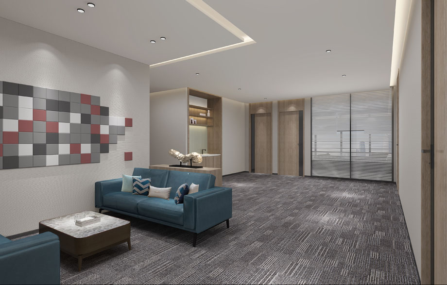 500平米郑州办公室设计施工效果图