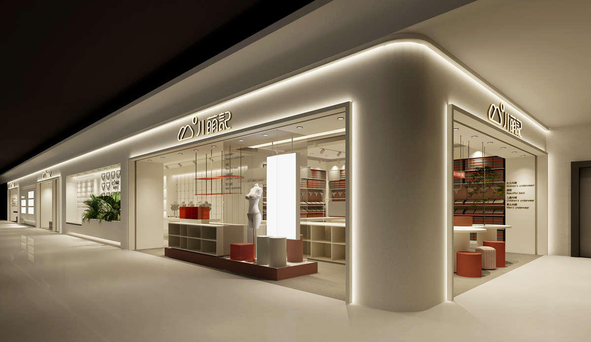 85平米郑州女装店铺装修设计效果图