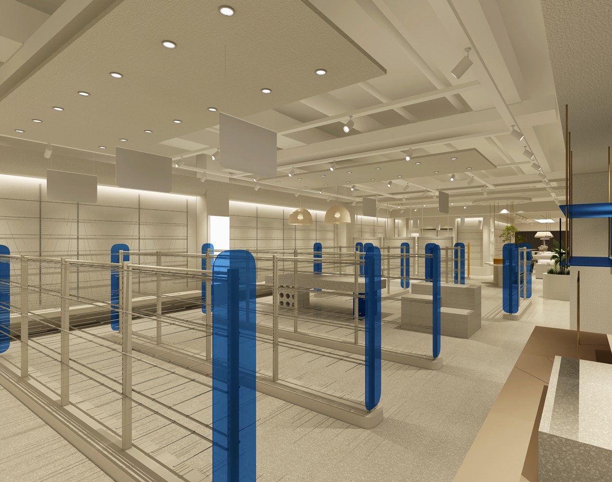 85平米郑州女装店铺装修设计效果图