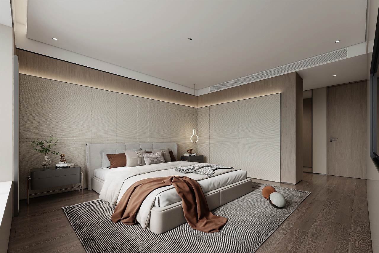 143平米郑州二手房装修设计效果图