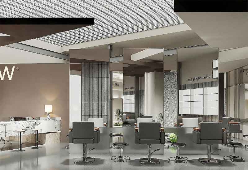 郑州理发店装修设计:潮流风格与理发工位动线优化