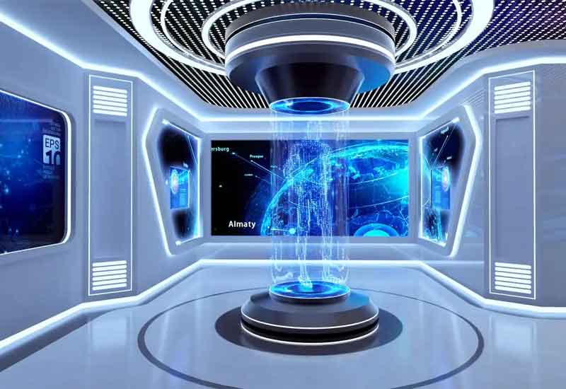 郑州未来科技感展厅：灯光与材质的创新应用