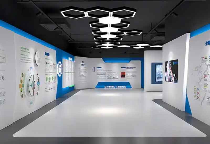 郑州二七区展厅设计施工:红色文化与商业的融合