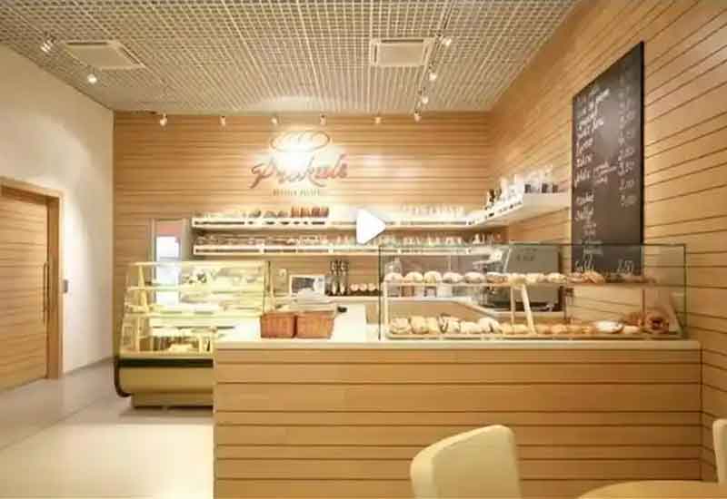 郑州面包店装修设计:暖香氛围与开放式制作区设计思路