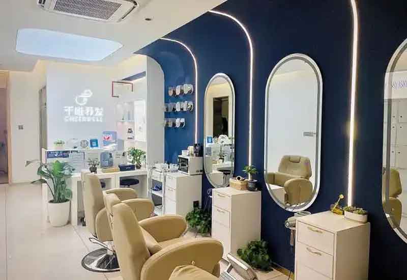 郑州头皮护理店装修:头皮护理空间设计