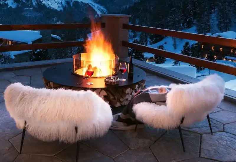 郑州别墅装修设计:别墅的户外壁炉设计与施工