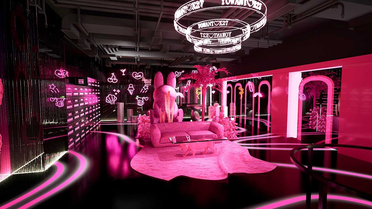 85平米郑州直播间设计效果图