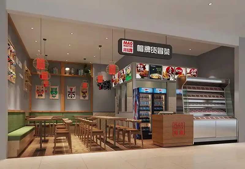 郑州冒菜店装修施工：酱料台与煮菜区的合理规划