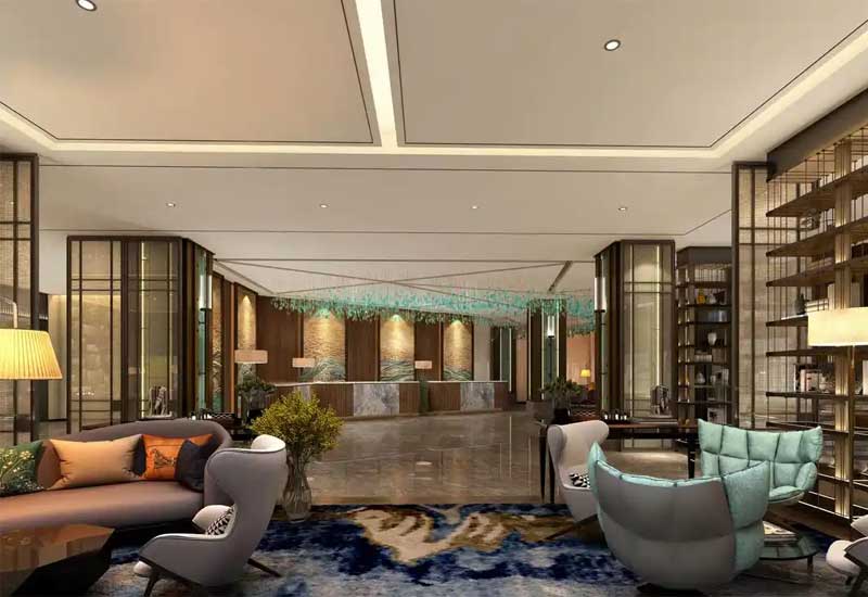 郑州酒店办公室装修设计:与酒店风格的协调统一