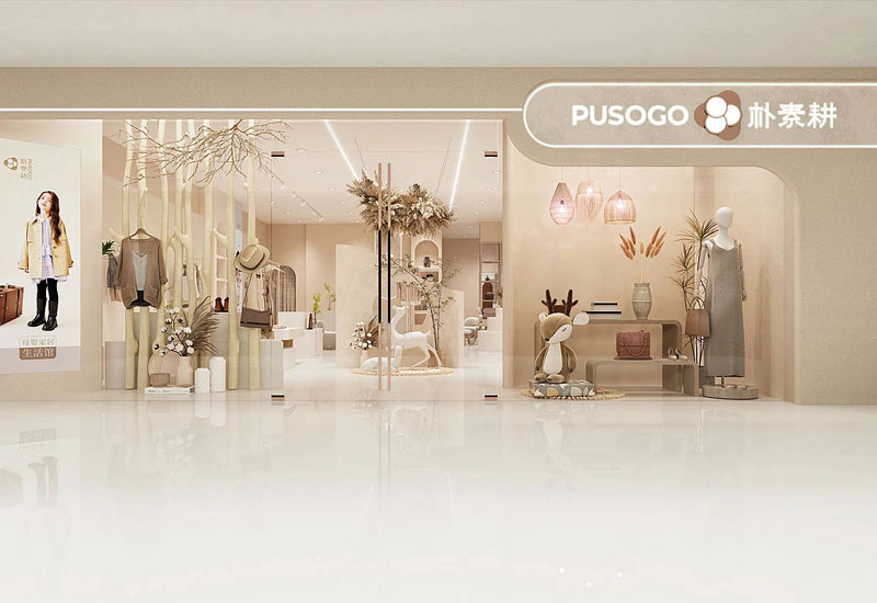 210平米郑州女装店面装修设计效果图