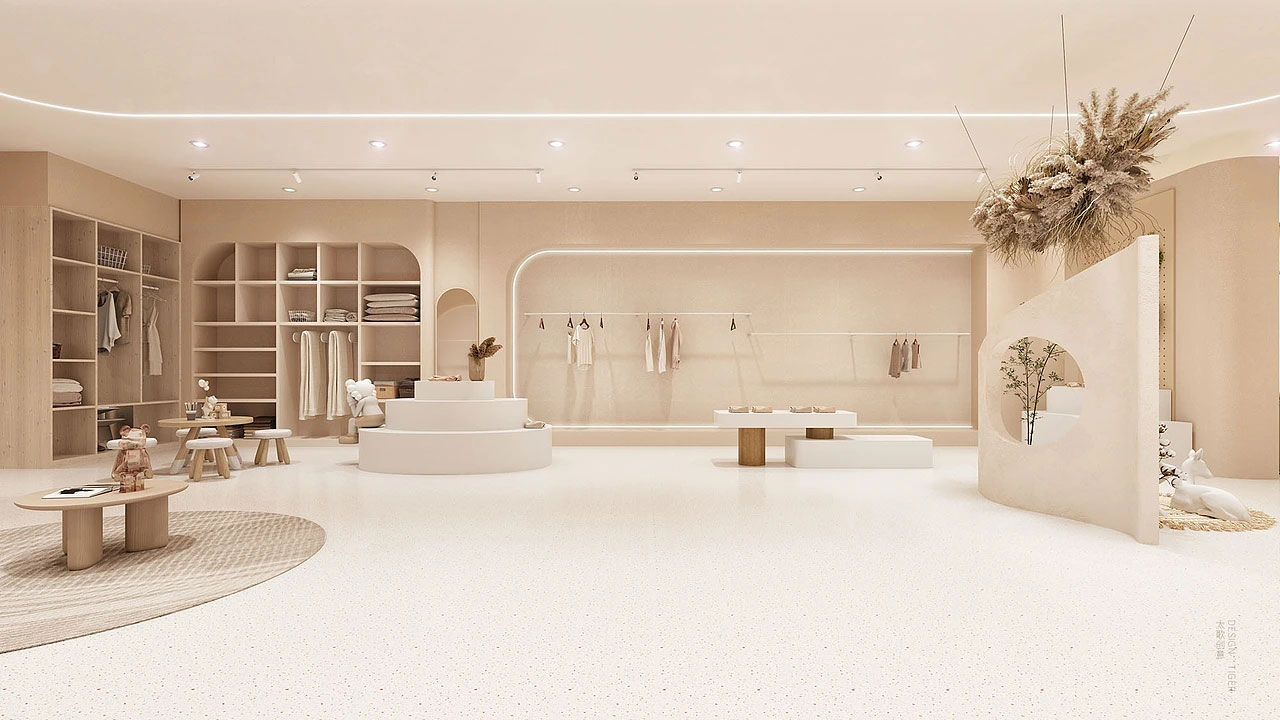 210平米郑州女装店面装修设计效果图