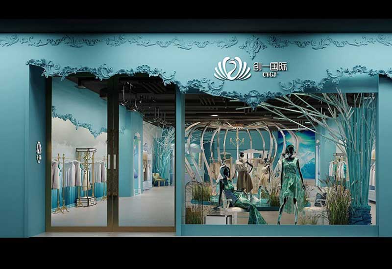 郑州女装店装修设计效果图与实际完工案例对比分析 