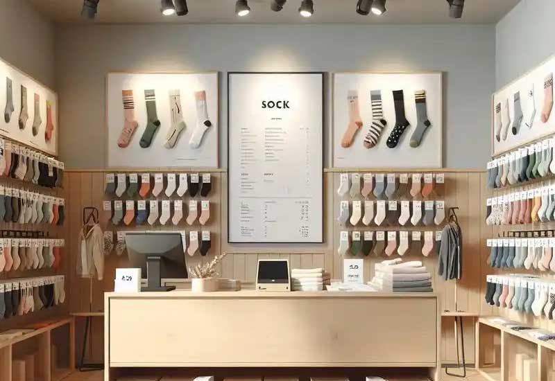郑州袜子配饰店装修，收纳空间决定经营效率 