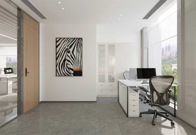 郑州50-100㎡办公室装修费用多少？设计工期及材料报价详解