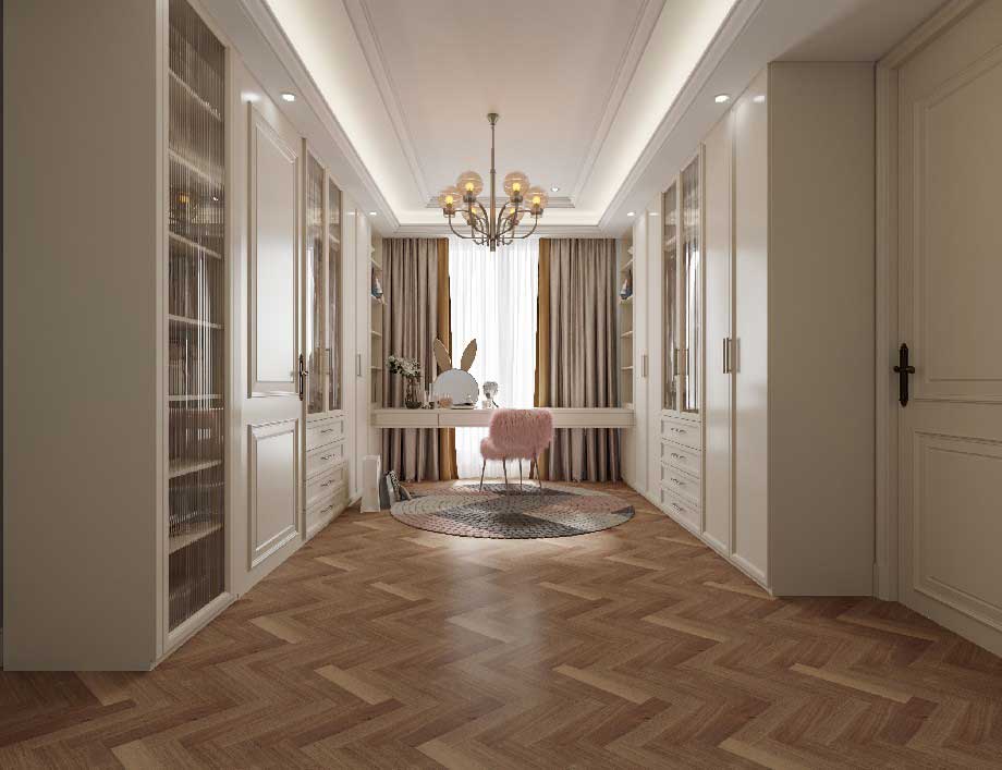 450平米郑州别墅装修设计轻奢风格