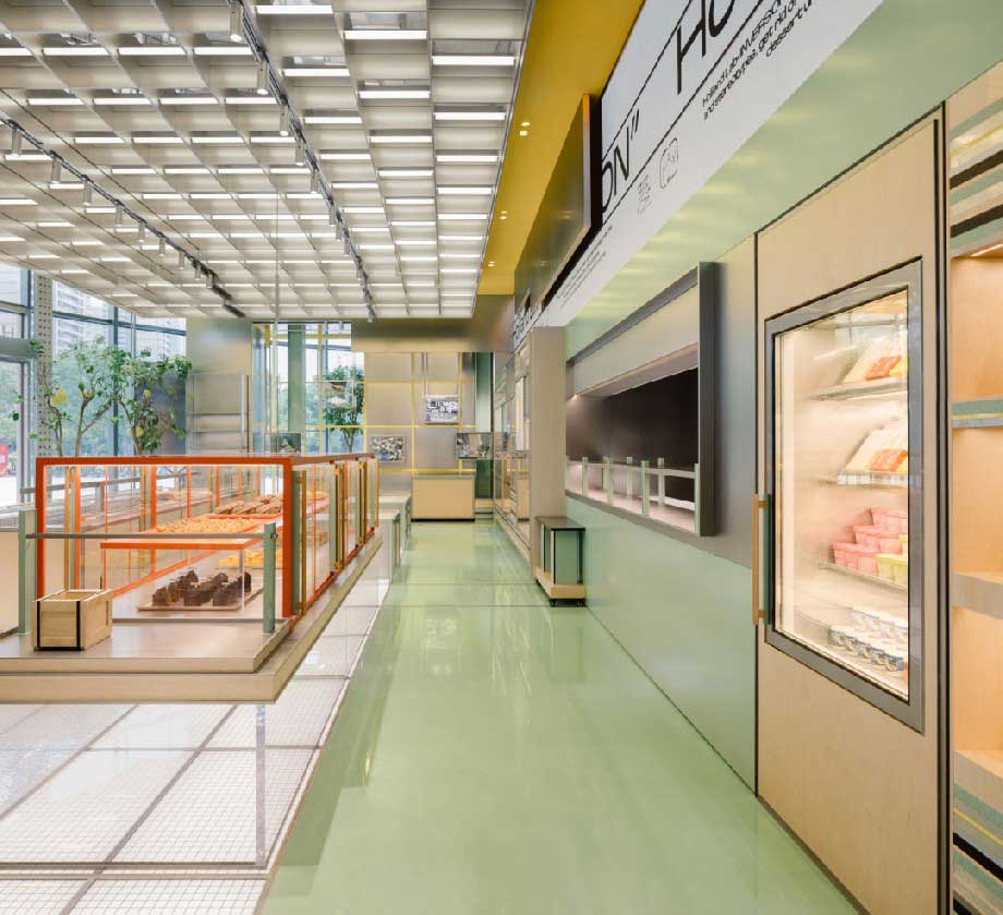 120平米面包店设计效果图