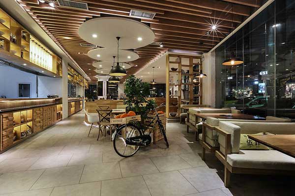 450平米连锁餐饮店装修设计效果图