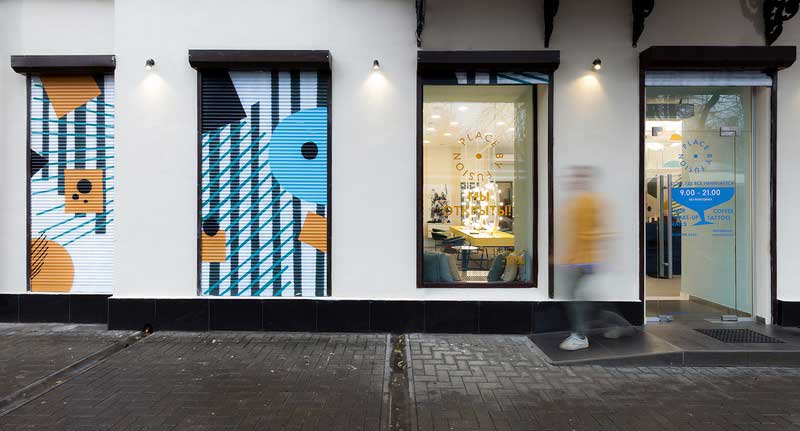 90平米理发店装修设计效果图