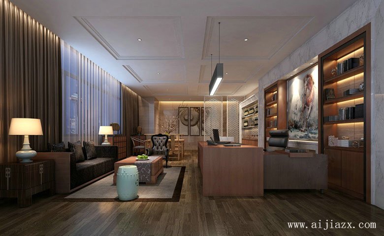 极具品位的大气办公室装修效果图