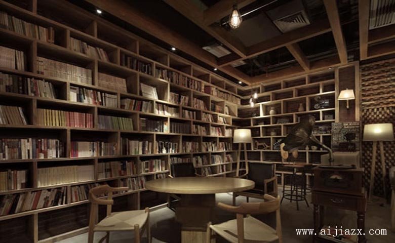 文艺格调的咖啡厅贵宾区装修效果图