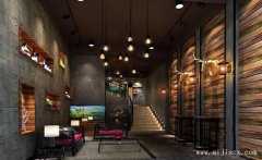 郑州怀旧主题酒吧装修效果图