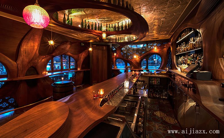 人性化的酒吧前吧装修效果图
