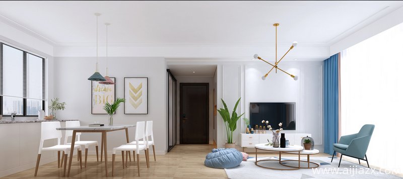 毛坯房装修-客餐厅