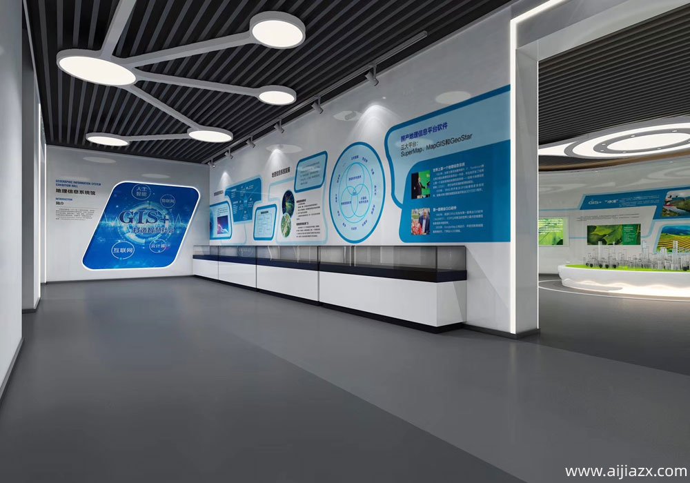 焦作地理信息展厅装修设计效果图