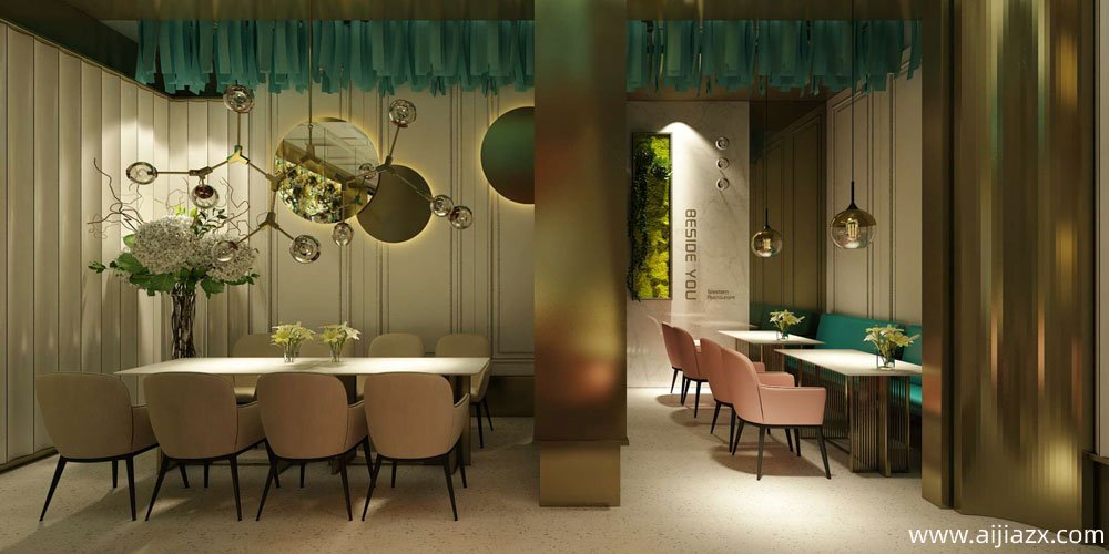 黎你很近西餐厅装修设计效果图