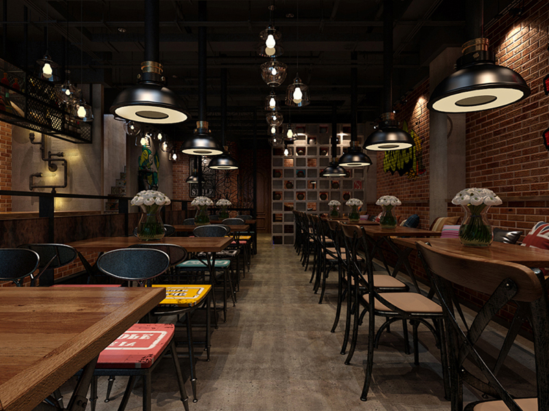 不同风格的餐厅设计色彩选择