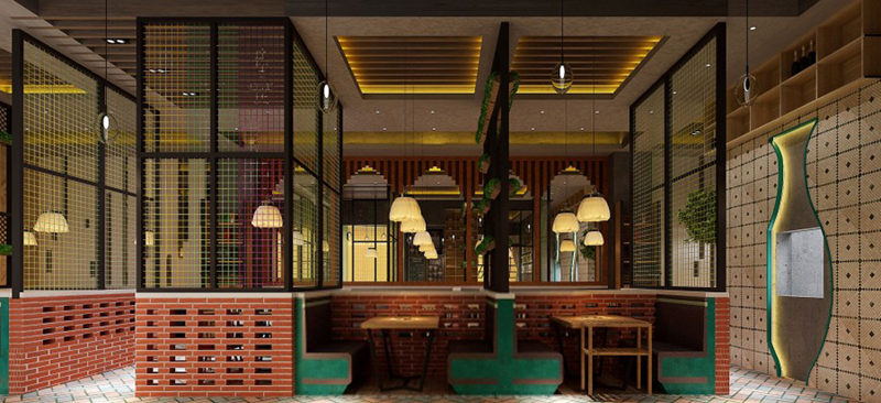 照明在餐厅设计中起到重要作用